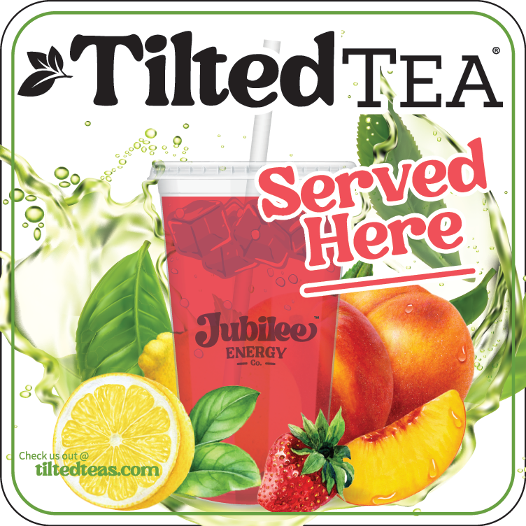 Served Here Door Sticker