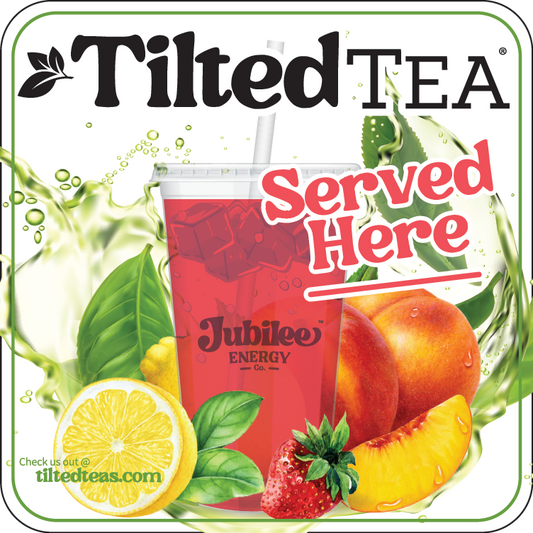 Served Here Door Sticker